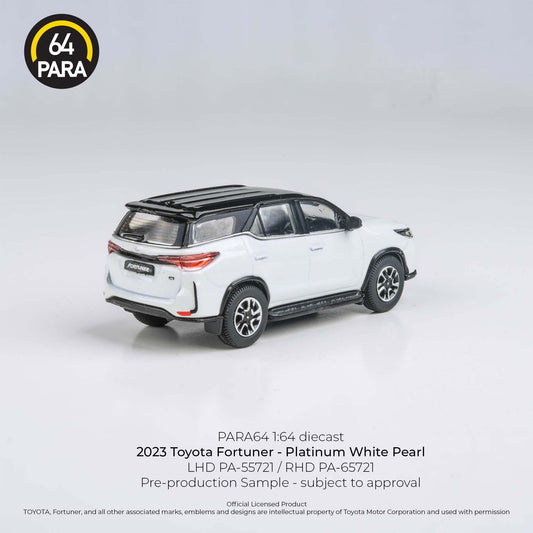 PARA64 1:64 2023 Toyota Fortuna - White Pearl - AUSSIE diecast