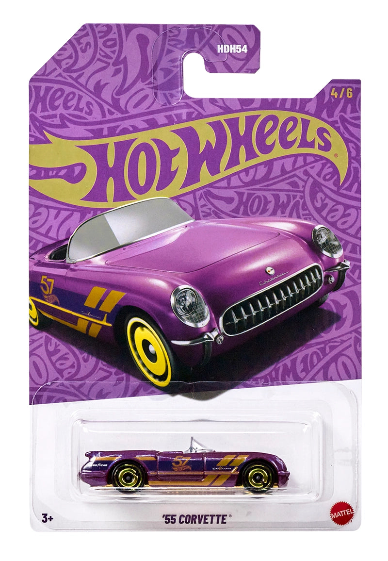 *PREORDER* Hot Wheels 2025 57th Anniversary Pearl & Chrome Mix 1 (HDH54) - AUSSIE diecast