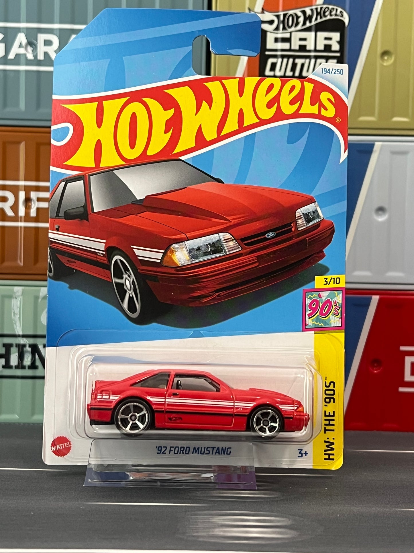 Hot Wheels 2024 ‘92 Ford Mustang Mainline 194/250 - AUSSIE diecast