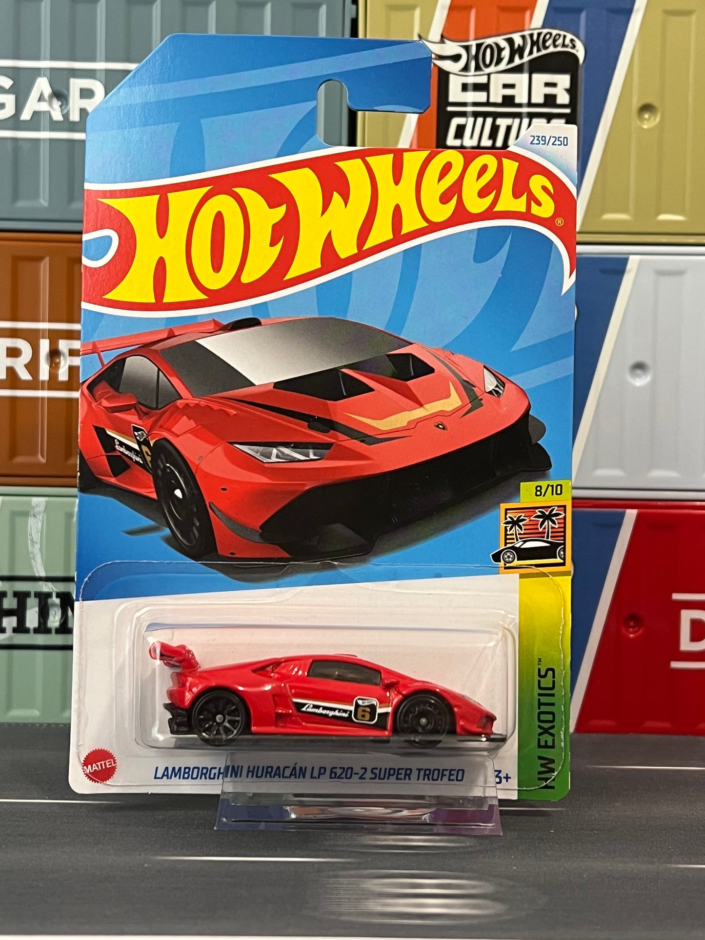 Hot Wheels 2024 Lamborghini Huracan LP 620-2 Super Trofeo Mainline 239/250 - AUSSIE diecast