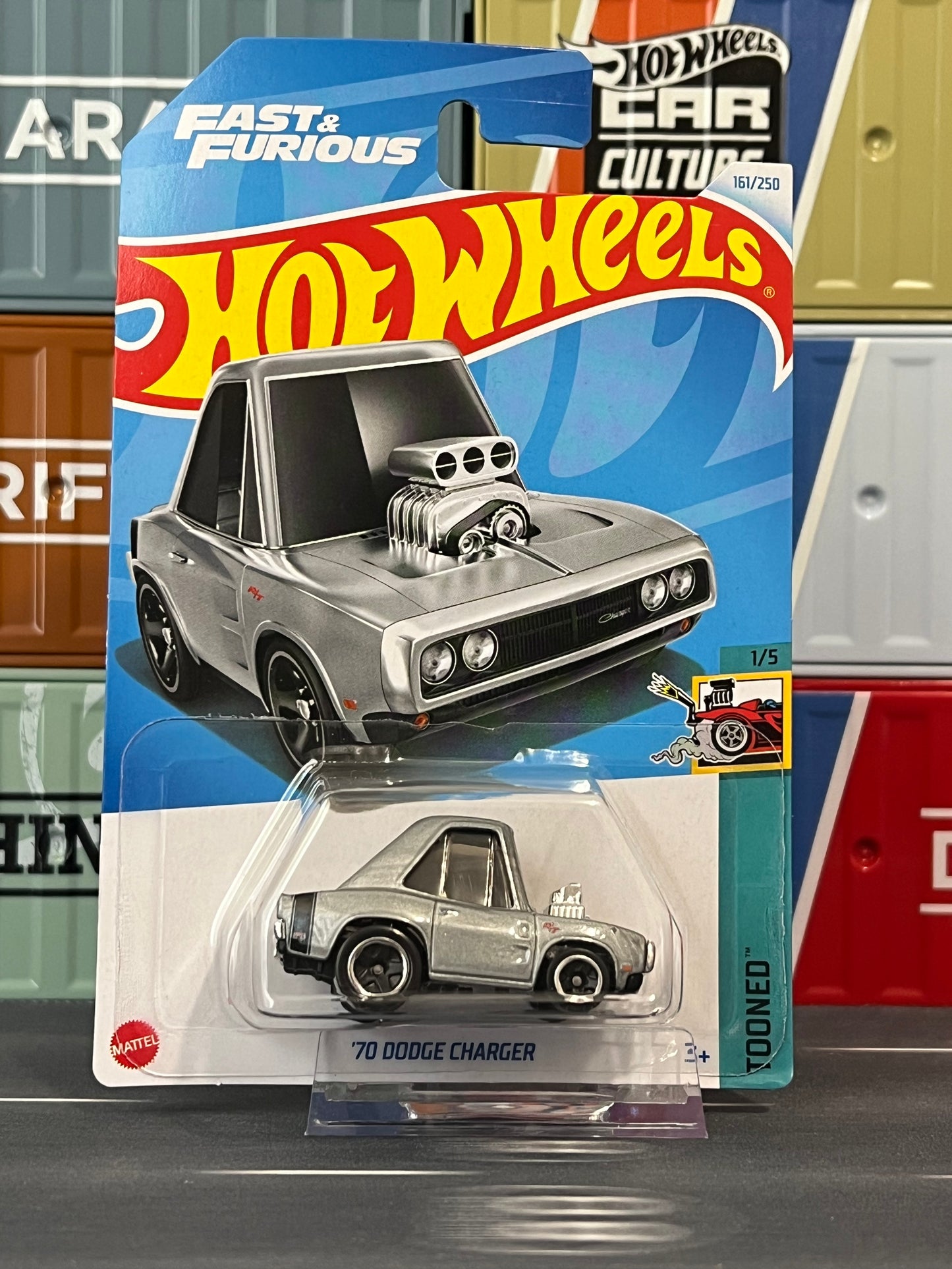 Hot Wheels 2024 '70 Dodge Charger Tooned Mainline 161/250 - AUSSIE diecast