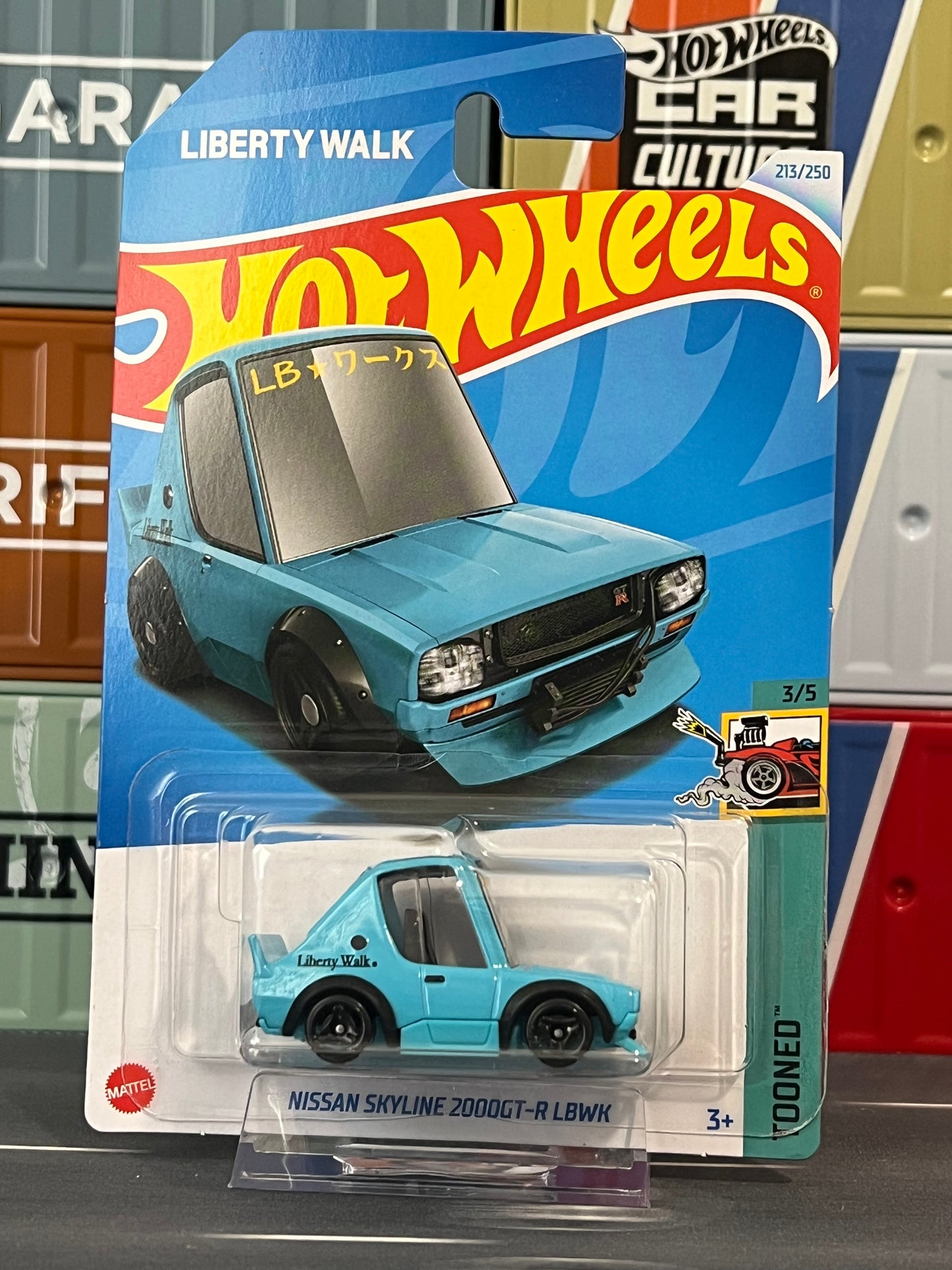 Hot Wheels 2024 Nissan Skyline 2000GT-R LBWK Tooned Mainline 213/250 - AUSSIE diecast