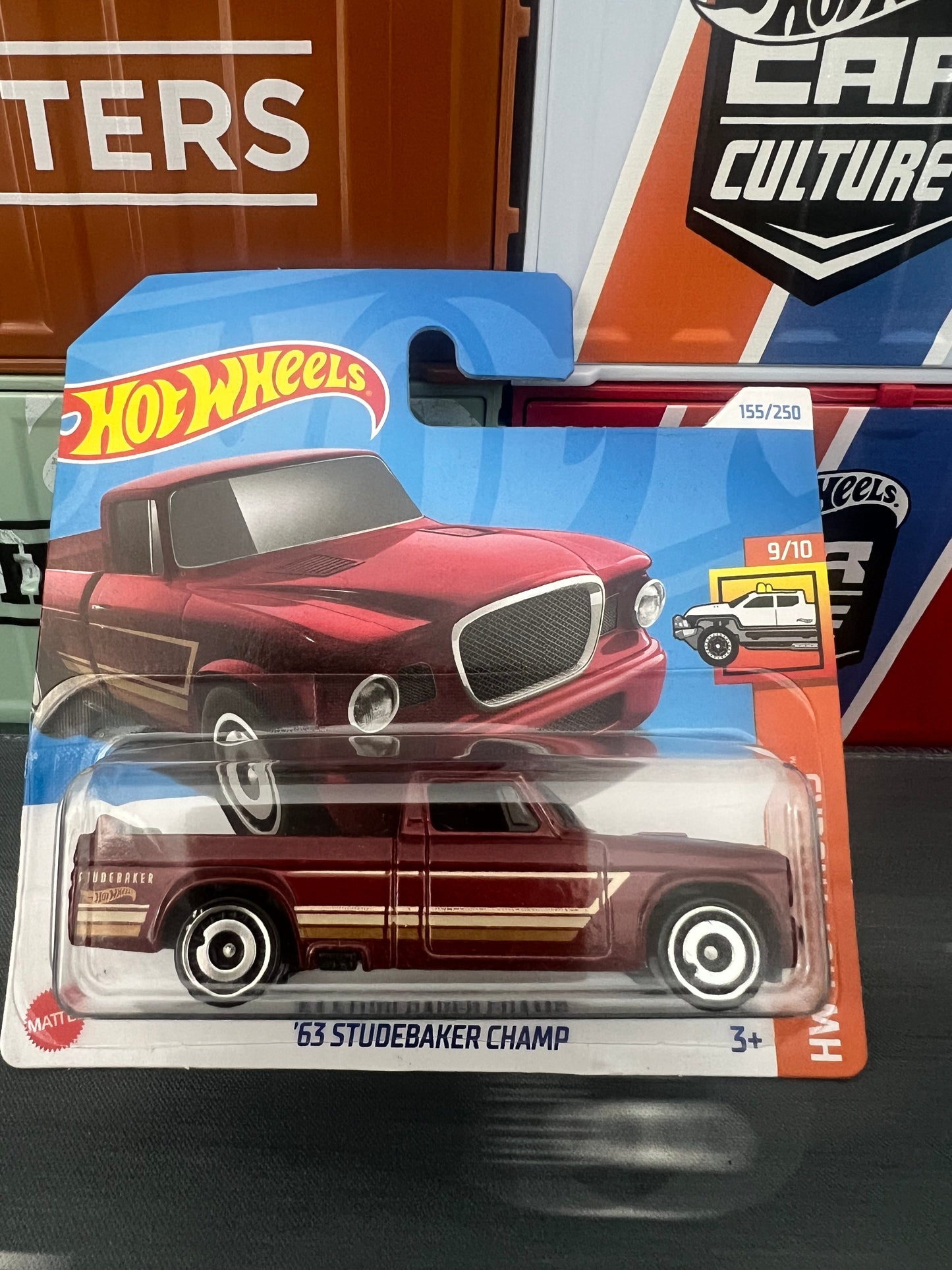 Hot Wheels 2024 '63 Studebaker Champ 155/250 Mainline - AUSSIE diecast