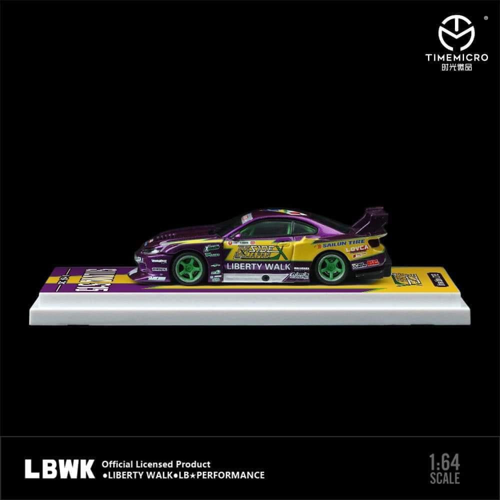 Time Micro 1:64 LB Super Silhouette Nissan Silvia S15 Modified - AUSSIE diecast