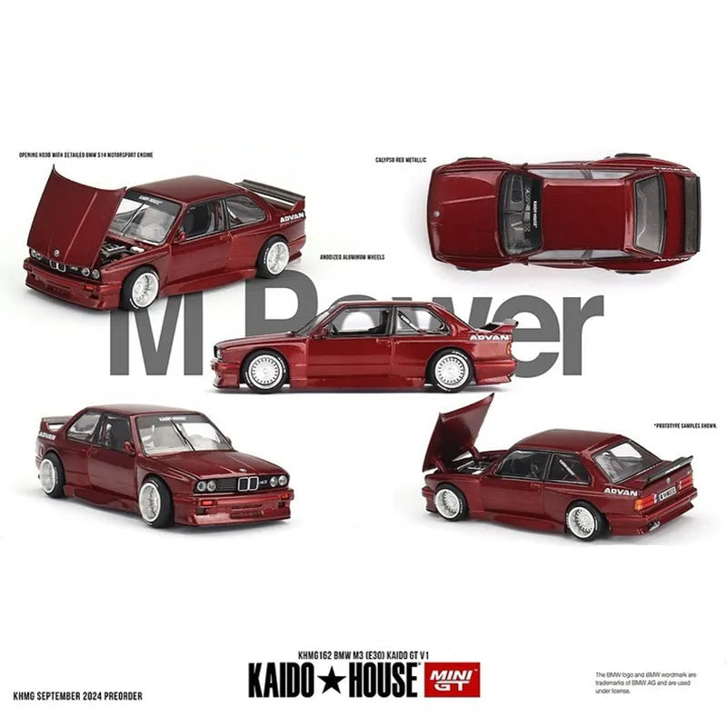 *PREORDER* KAIDO HOUSE + MINI GT BMW M3 (E30) KAIDO GT V1 KHMG162 - AUSSIE diecast