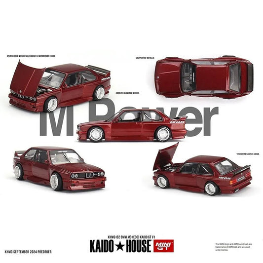 *PREORDER* KAIDO HOUSE + MINI GT BMW M3 (E30) KAIDO GT V1 KHMG162 - AUSSIE diecast