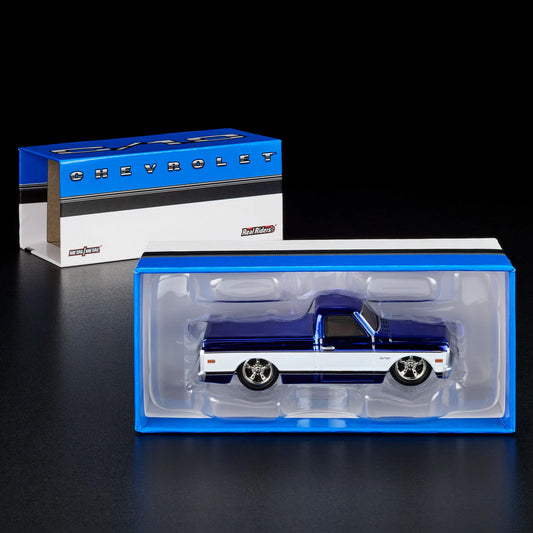 Hot Wheels RLC 1969 Chevy C10 Navy Blue