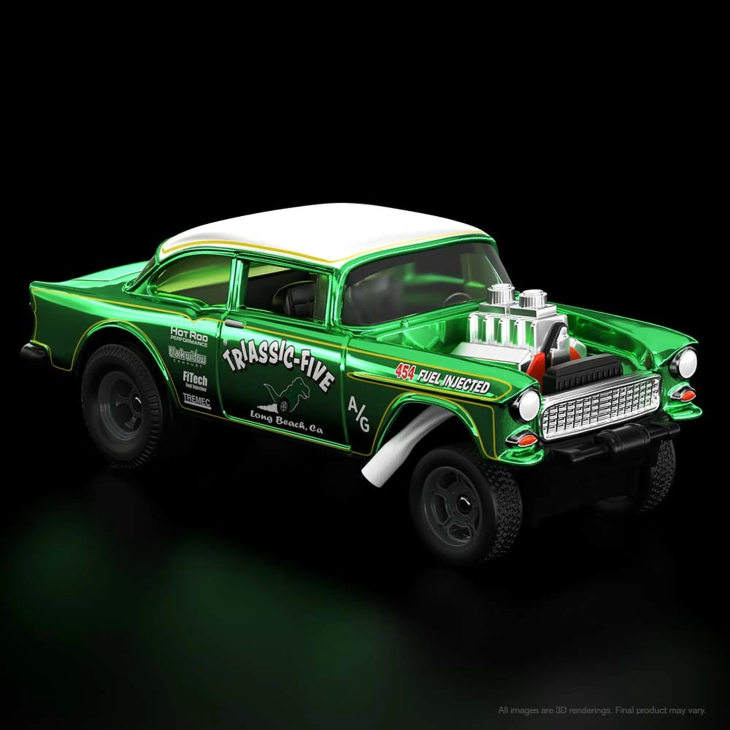 Hot Wheels 55 Chevy Bel Air Gasser RLC