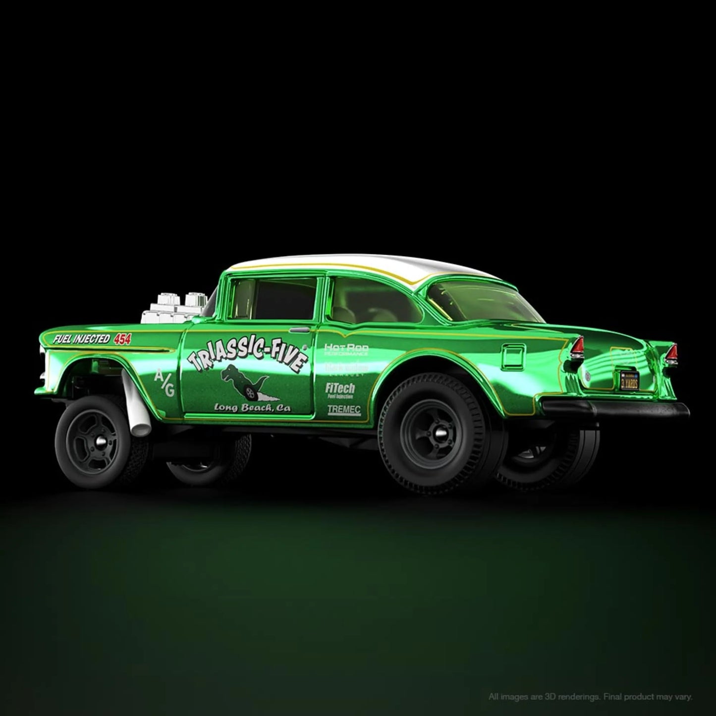 Hot Wheels 55 Chevy Bel Air Gasser RLC