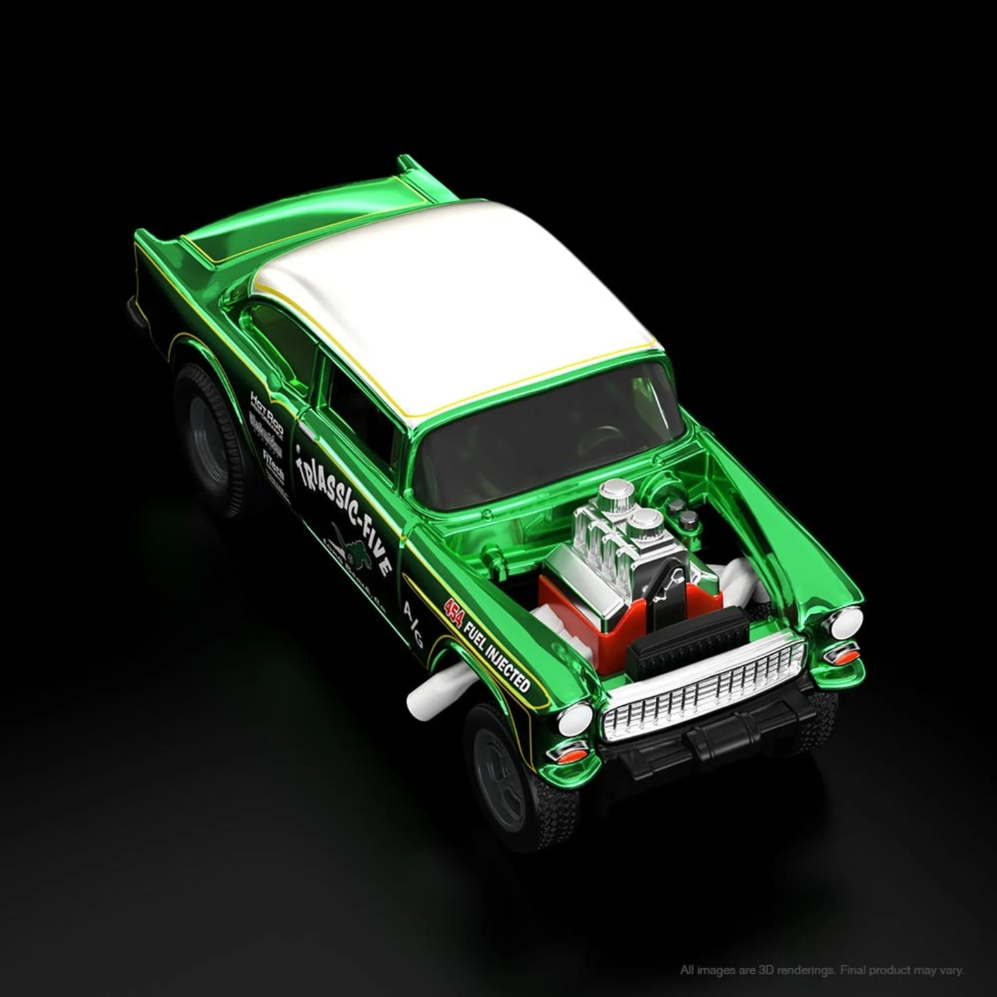 Hot Wheels 55 Chevy Bel Air Gasser RLC