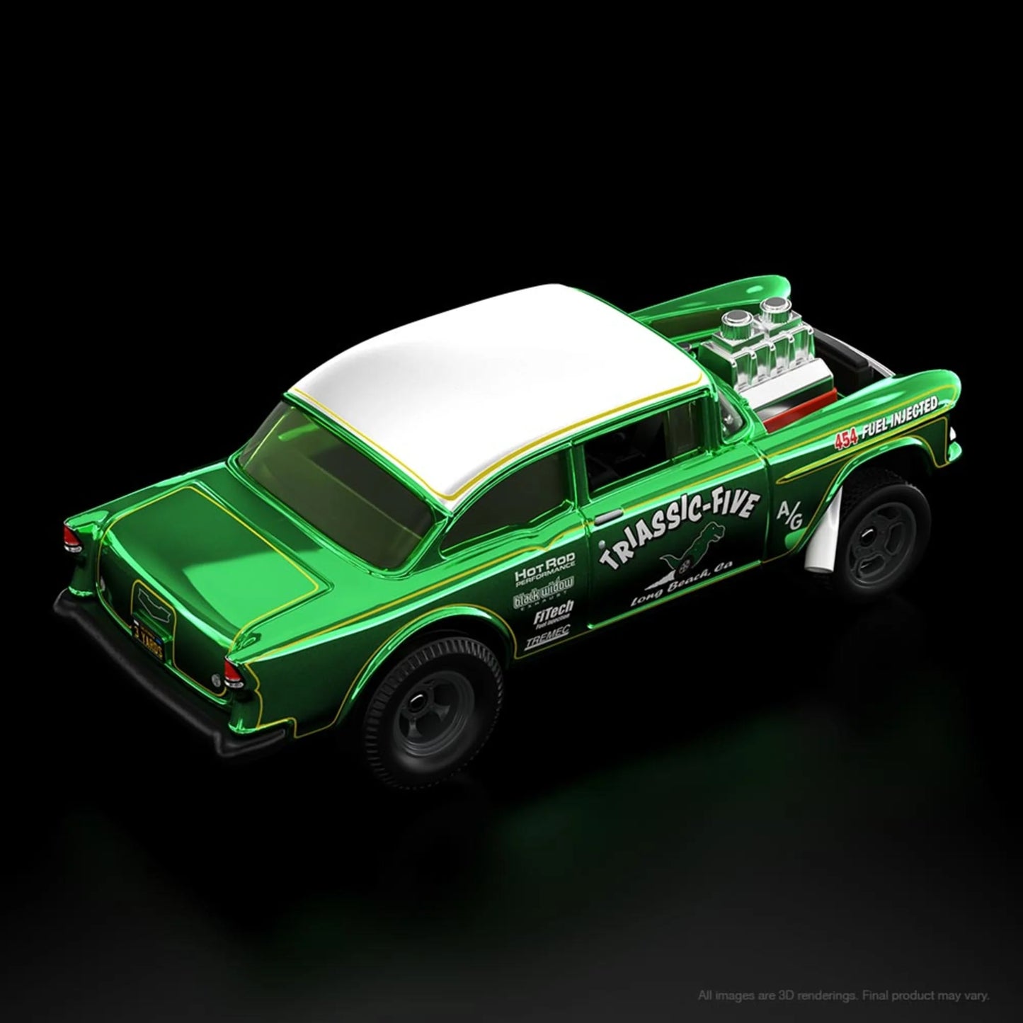Hot Wheels 55 Chevy Bel Air Gasser RLC