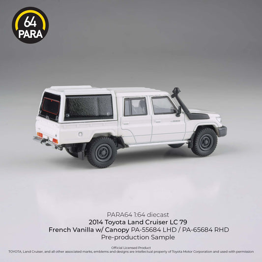 PARA64 1:64 2012 Toyota Landcruiser LC 79 Dual Cab + Canopy