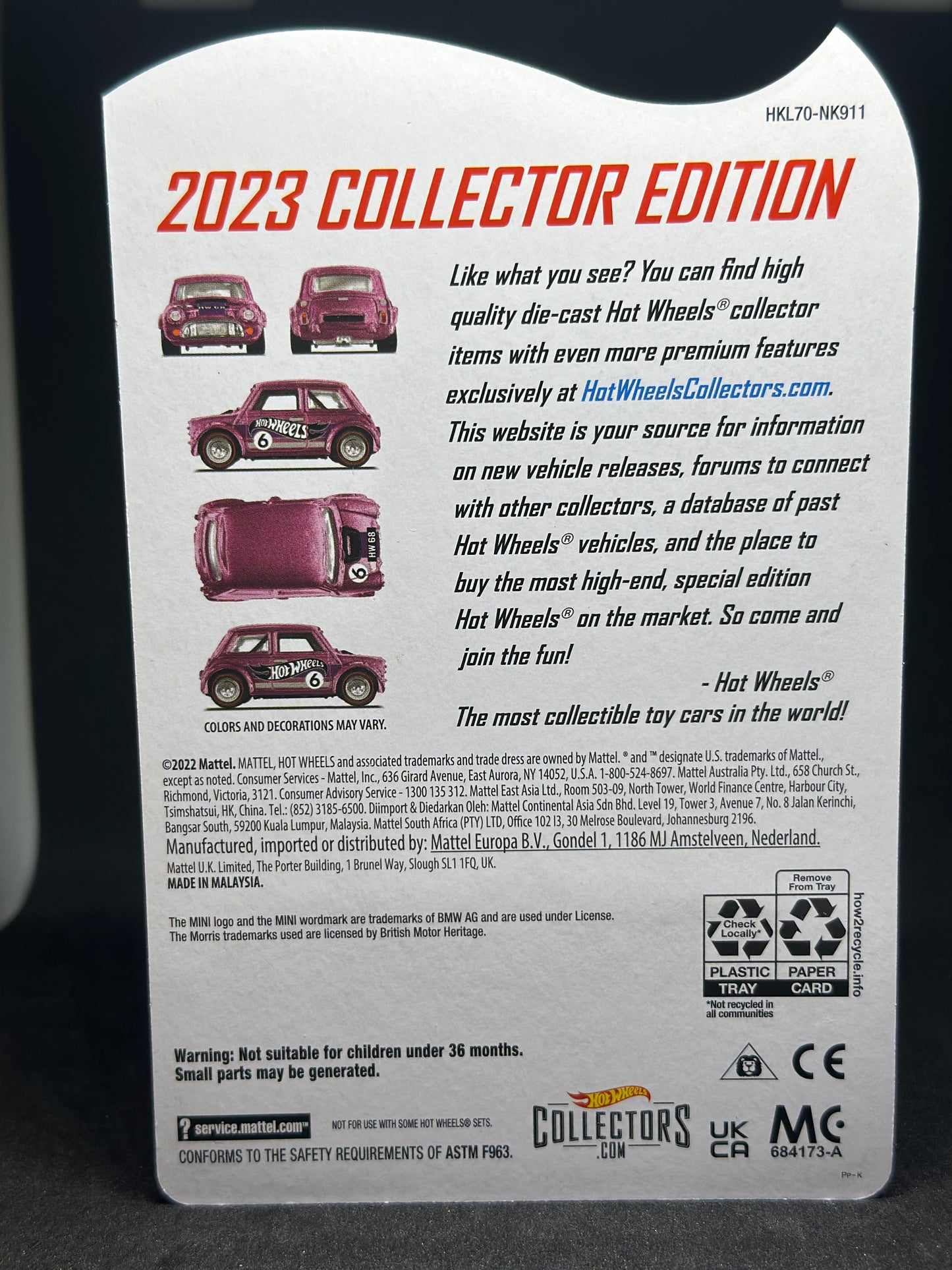 Hot Wheels 2023 Collector Edition Morris Mini