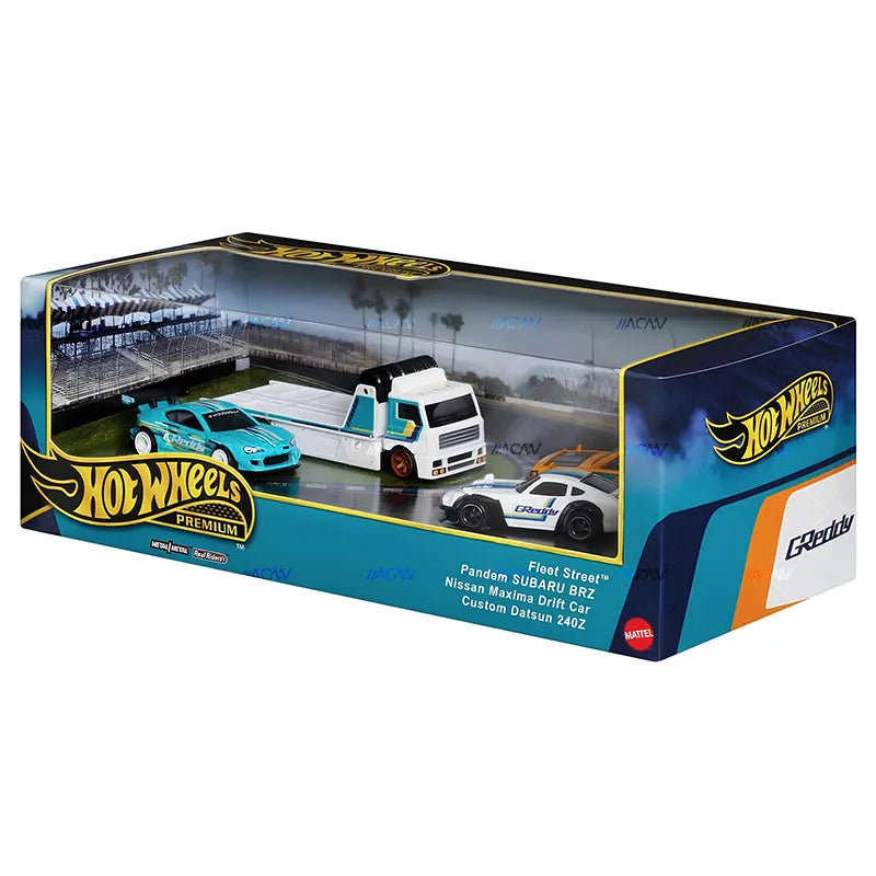 Hot Wheels Premium 2024 GReddy Diorama Box Set (HRT53) - AUSSIE diecast