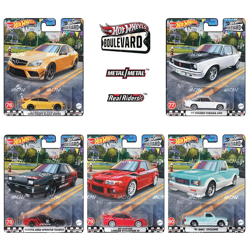Hot Wheels 2023 Boulevard Cars #76, #77, #78, #79, #80 Mix 3 (GTJ68) - AUSSIE diecast