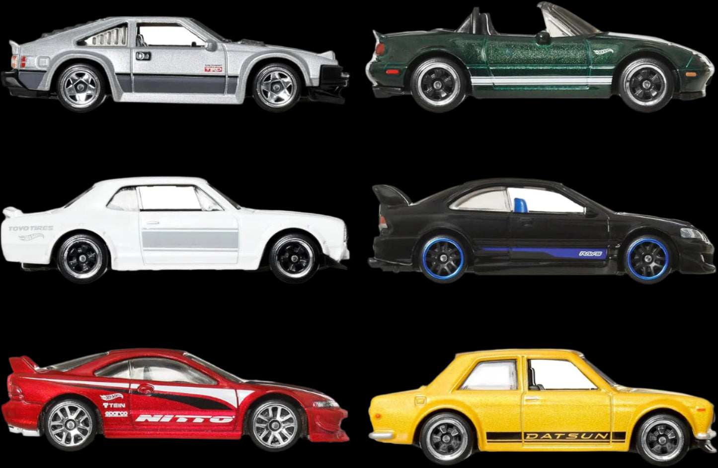 Hot Wheels 2024 Streets of Japan 6 Car Boxed Set (JBY77)