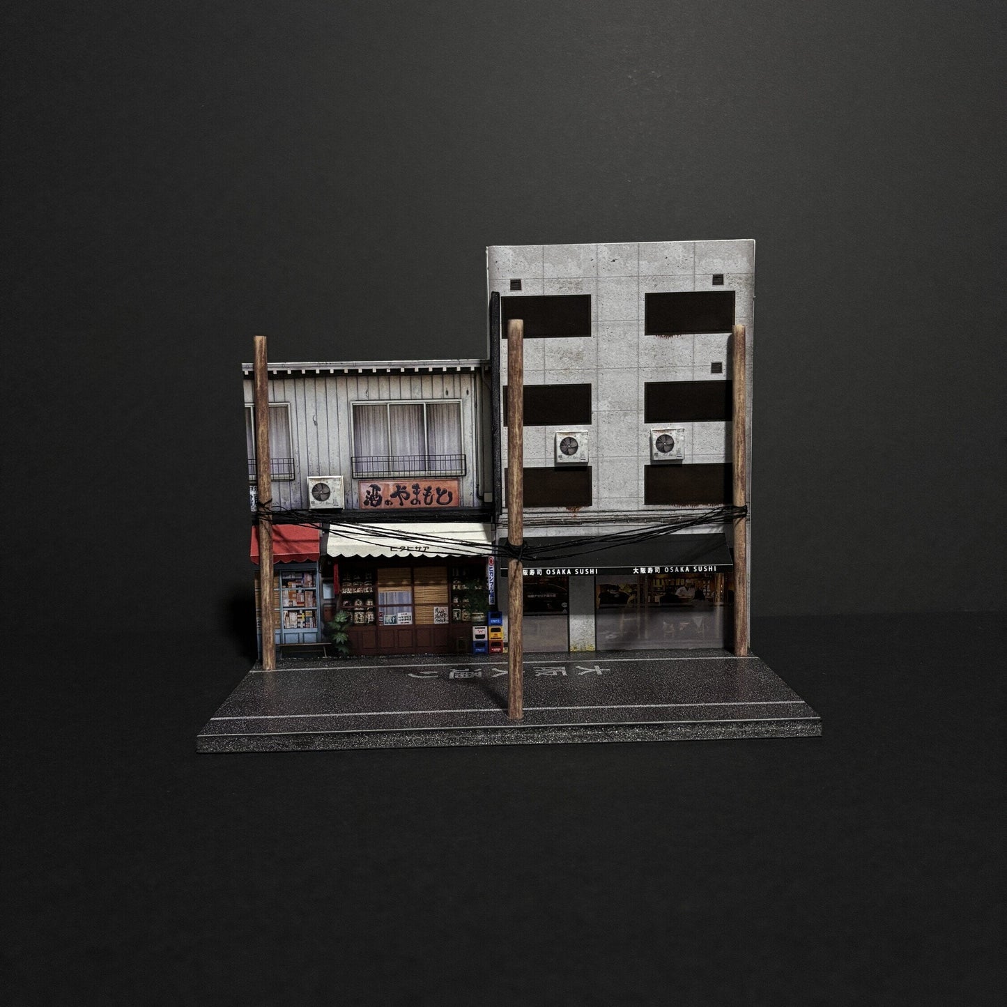 Mr Dioramas Osaka Japan V1 Street 1:64 Diorama Scene - AUSSIE diecast