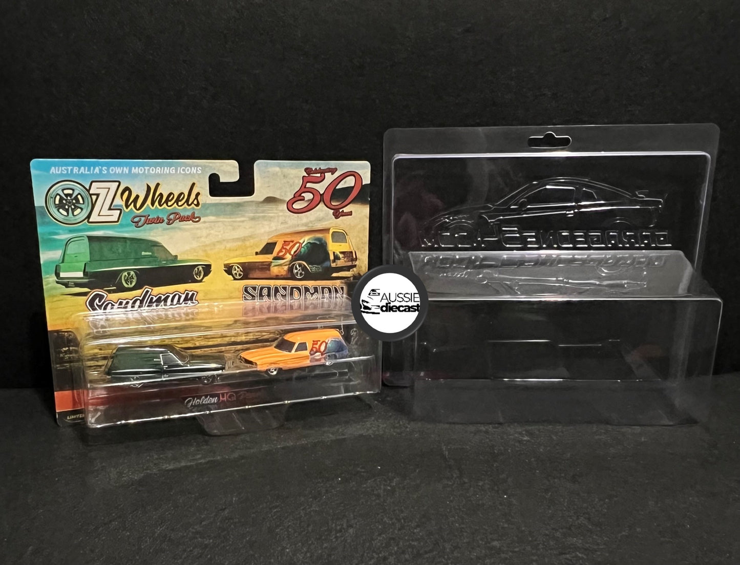 *IN STOCK* GARAGEONE64 Protector Case for OZ Wheels to fit 2 Car Pack - AUSSIE diecast