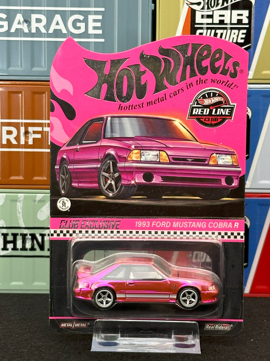 Hot Wheels 2024 RLC Pink 1993 Ford Mustang Cobra R - AUSSIE diecast