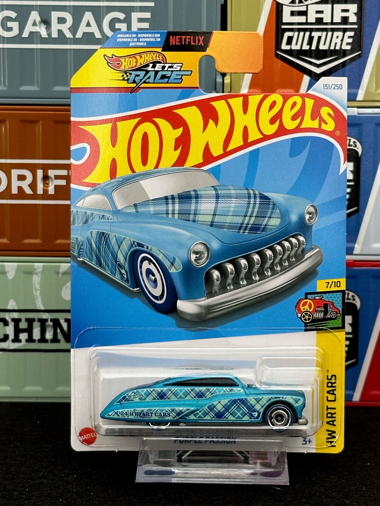Hot Wheels 2024 Purple Passion Regular Treasure Hunt 151/250 Mainline - AUSSIE diecast