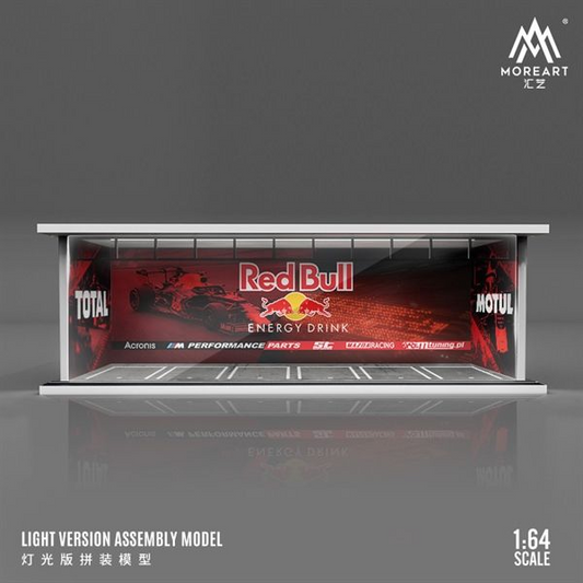 MOREART RED BULL Light Assembly 1:64 Diorama with LED Lighting