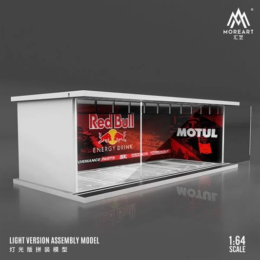 MOREART RED BULL Light Assembly 1:64 Diorama with LED Lighting