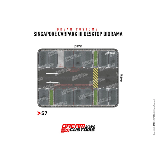 Dream Customs 1:64 Singapore Car Park III Desktop Diorama Mat S7
