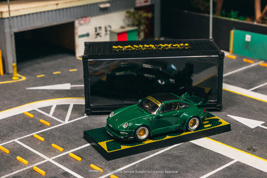Tarmac Works 1/64 RWB 993 Hanabi with Container - Art of Speed Malaysia Special Edition