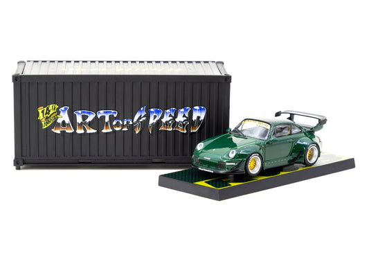 Tarmac Works 1/64 RWB 993 Hanabi with Container - Art of Speed Malaysia Special Edition