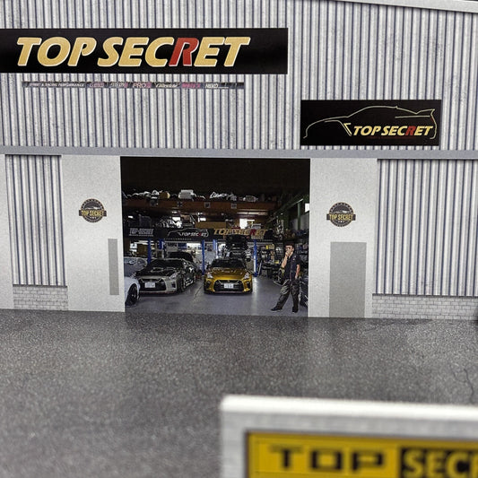 Mr Dioramas Top Secret Garage 1:64 Diorama Scene - AUSSIE diecast