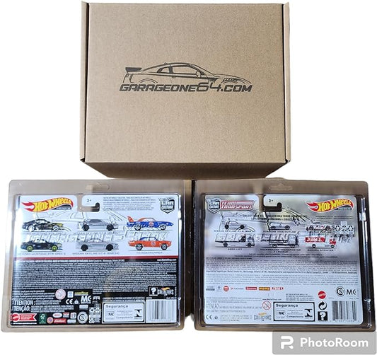 GARAGEONE64 Hot Wheels Protector Cases to fit 2 car Pack and Team Transport - AUSSIE diecast