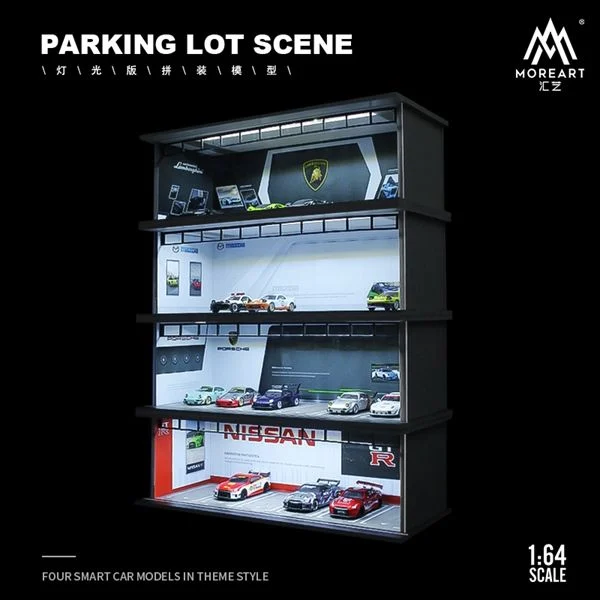*PREORDER* MOREART RED BULL Light Assembly 1:64 Diorama with LED Lighting