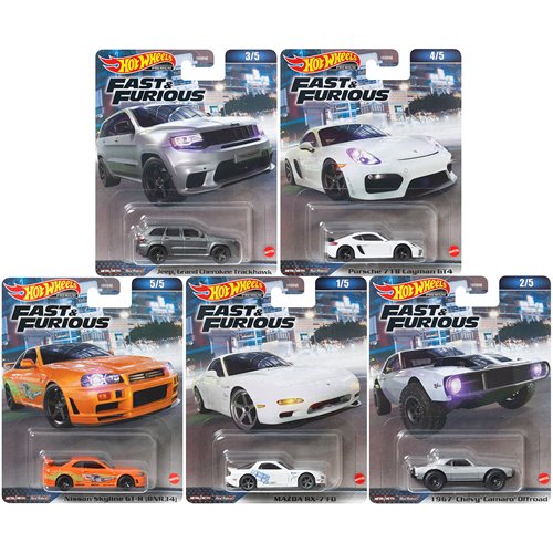 Hot Wheels Premium 2023 Fast and Furious Mix 1 HNW46