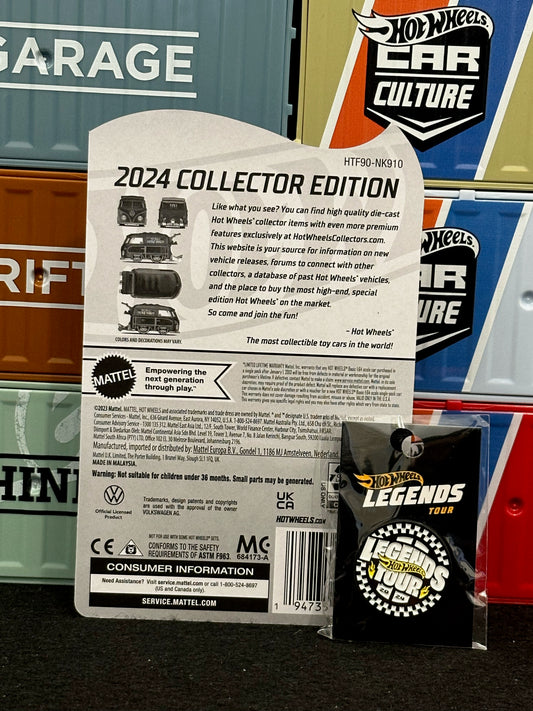 Hot Wheels 2024 Legends Tour Kool Kombi with pin - AUSSIE diecast
