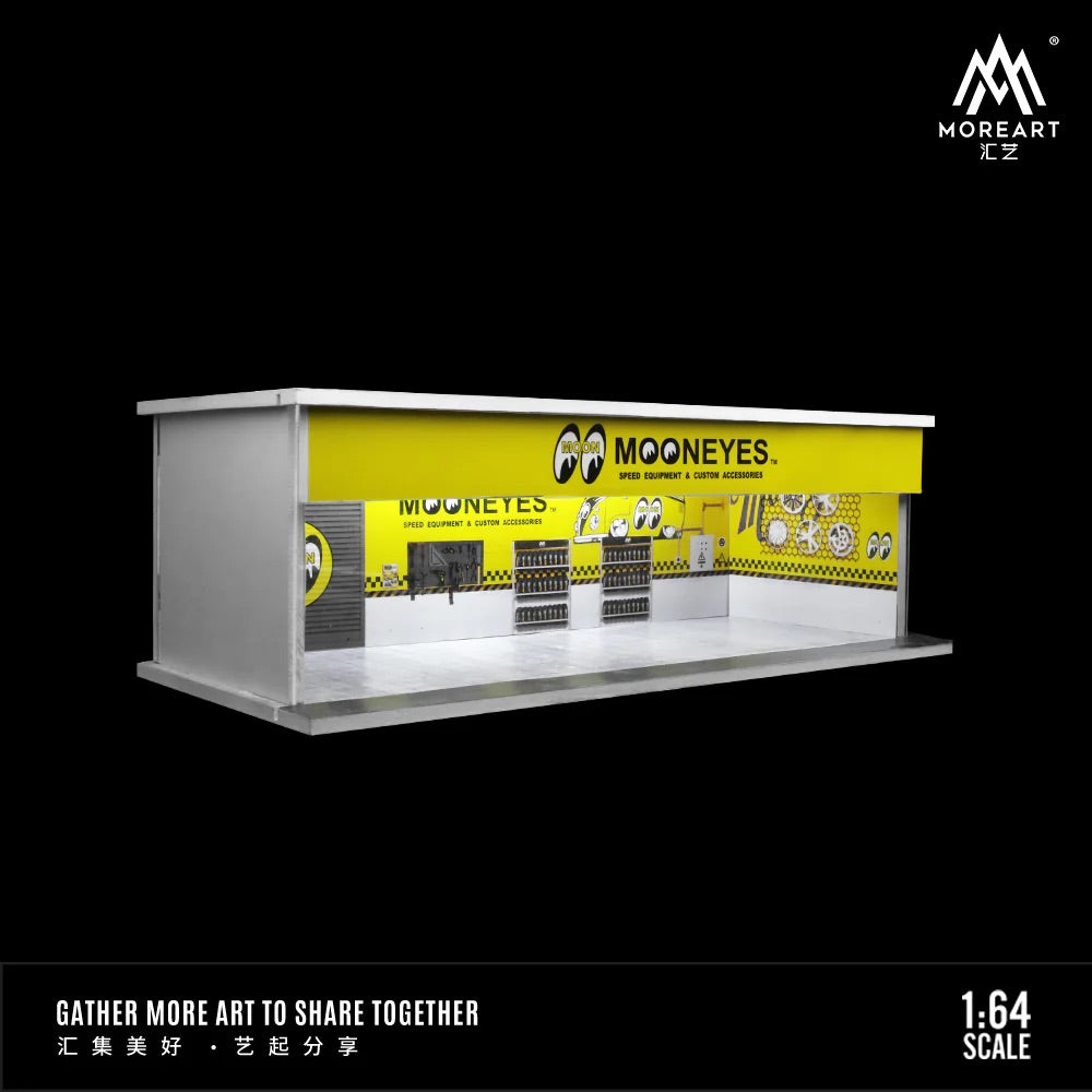 MOREART Mooneyes Light Assembly 1:64 Diorama with LED Lighting - AUSSIE diecast