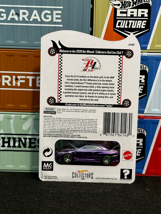 Hot Wheels 2020 RLC Collectors Nissan Skyline GT-R (BNR34) - AUSSIE diecast