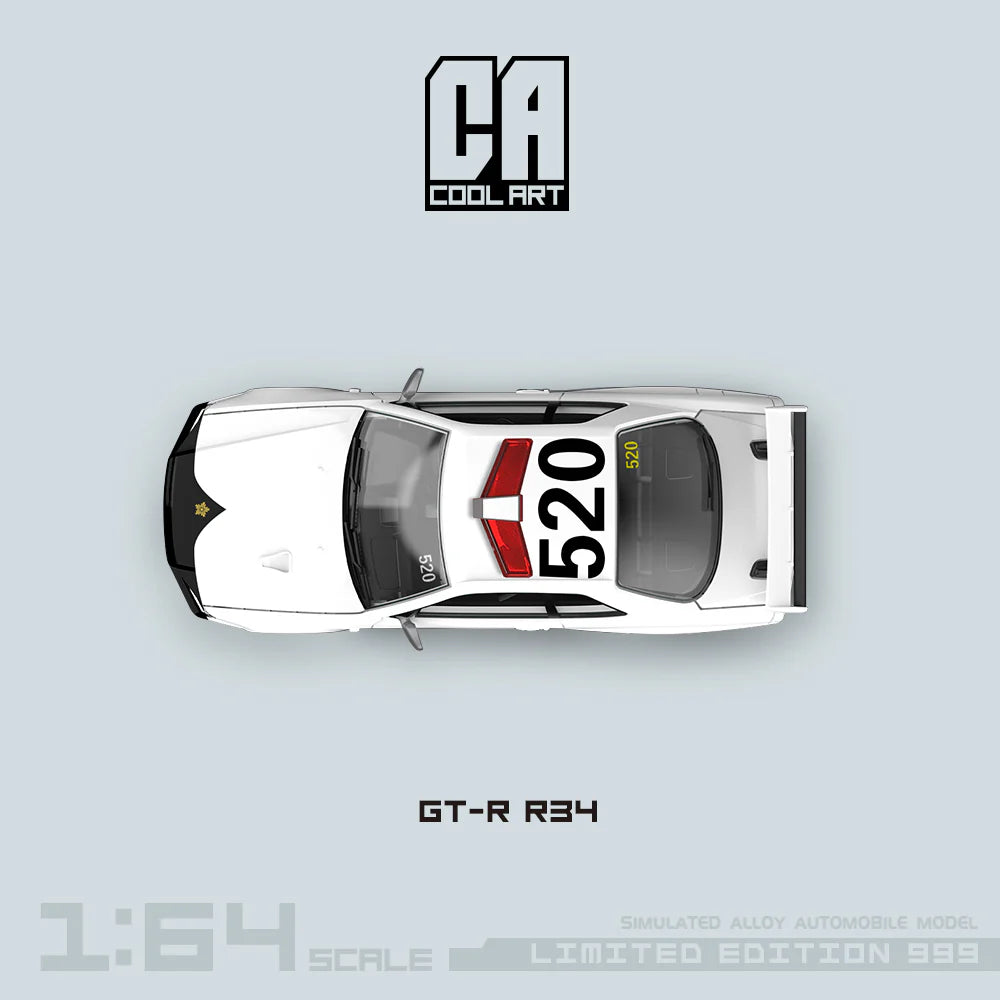 COOL ART 1:64 Nissan Skyline GT-R R34 - Police