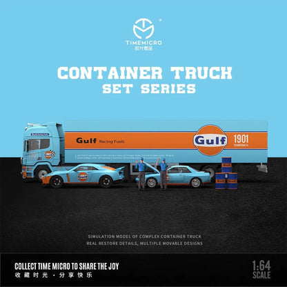 TIME MICRO 1:64 Gulf R50, R32, and Scania Container Truck Set Aussie diecast