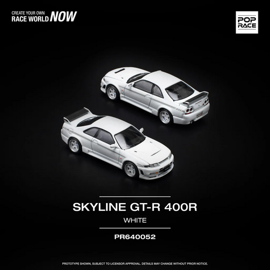 POP RACE 1:64 Nissan Skyline R33 GTR Nismo 400R