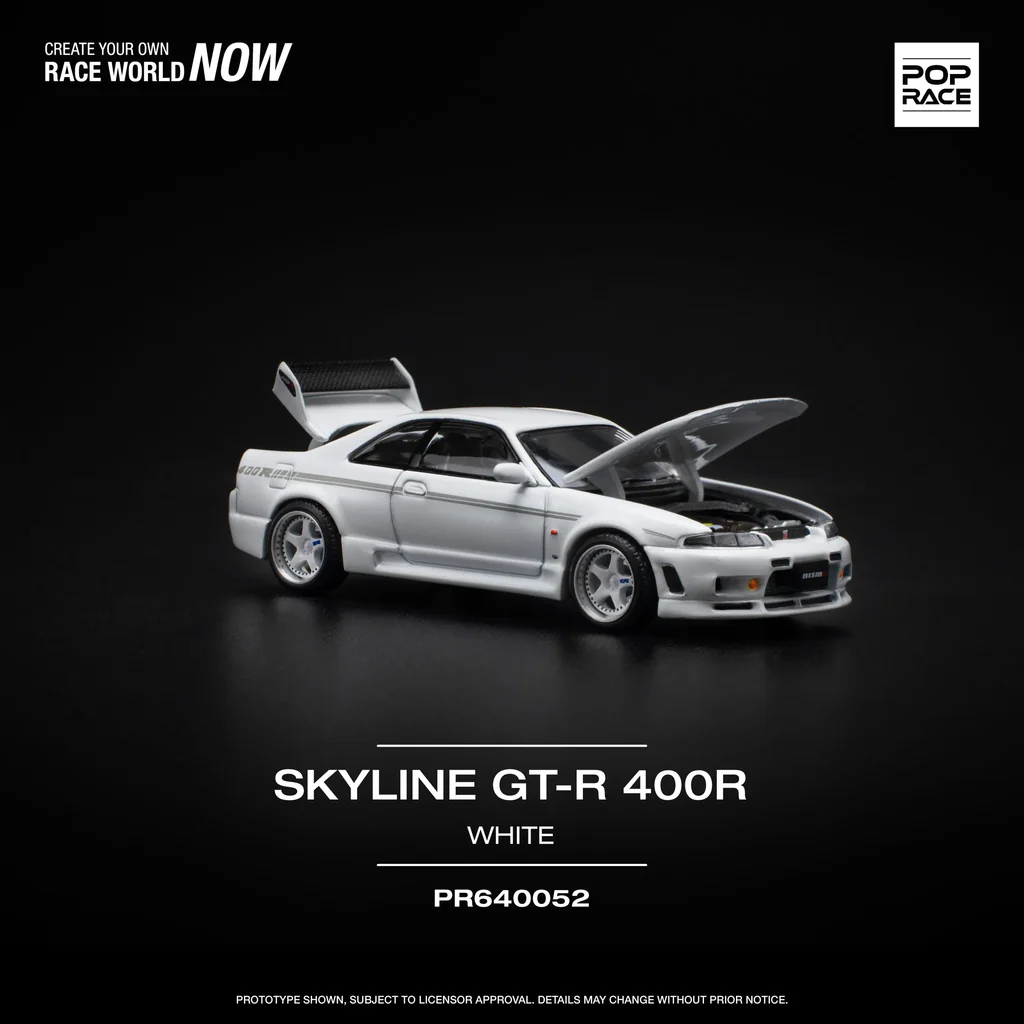 POP RACE 1:64 Nissan Skyline R33 GTR Nismo 400R