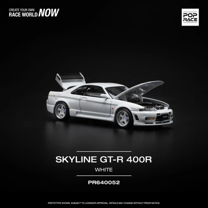 POP RACE 1:64 Nissan Skyline R33 GTR Nismo 400R