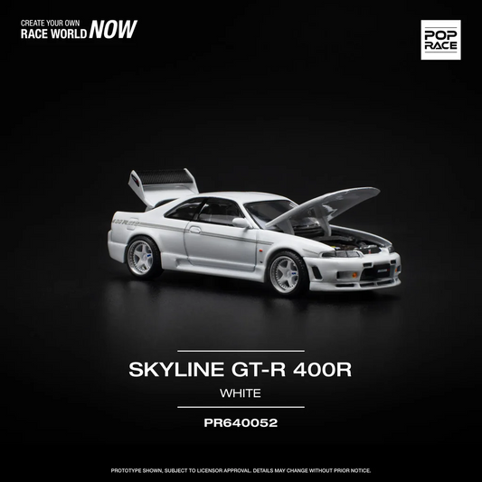 POP RACE 1:64 Nissan Skyline R33 GTR Nismo 400R