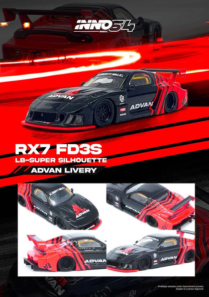 INNO64 LBWK RX-7 FD3S LB-Super Silhouette Advan