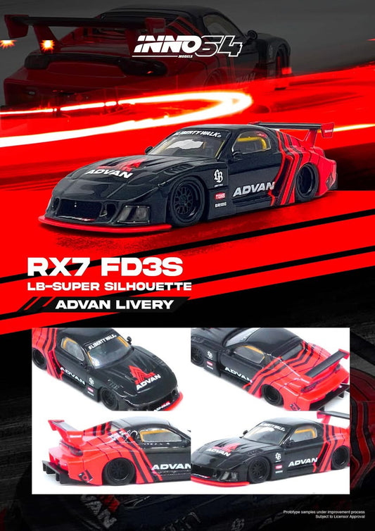 INNO64 LBWK RX-7 FD3S LB-Super Silhouette Advan
