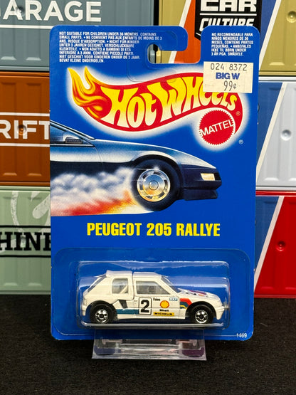 Hot Wheels 90's Peugeot 205 Rallye Mainline White