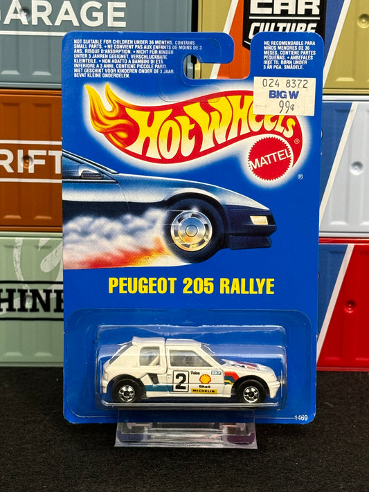 Hot Wheels 90's Peugeot 205 Rallye Mainline White - AUSSIE diecast