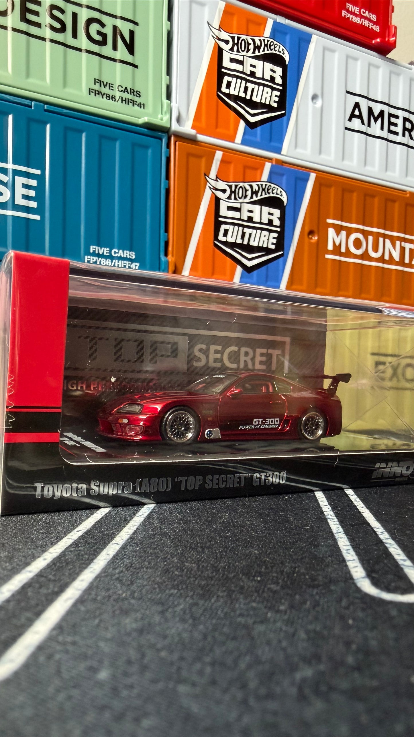 INNO64 Toyota Supra (A80) TOP SECRET GT300 Red
