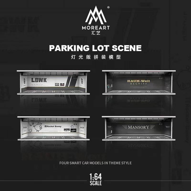 MOREART RWB Light Assembly 1:64 Diorama with LED Lighting