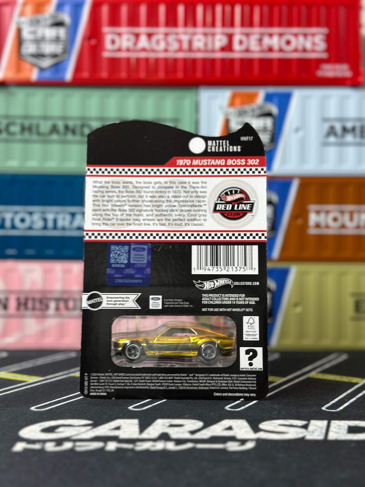 Hot Wheels RLC Exclusive 1970 Ford Mustang Boss 302