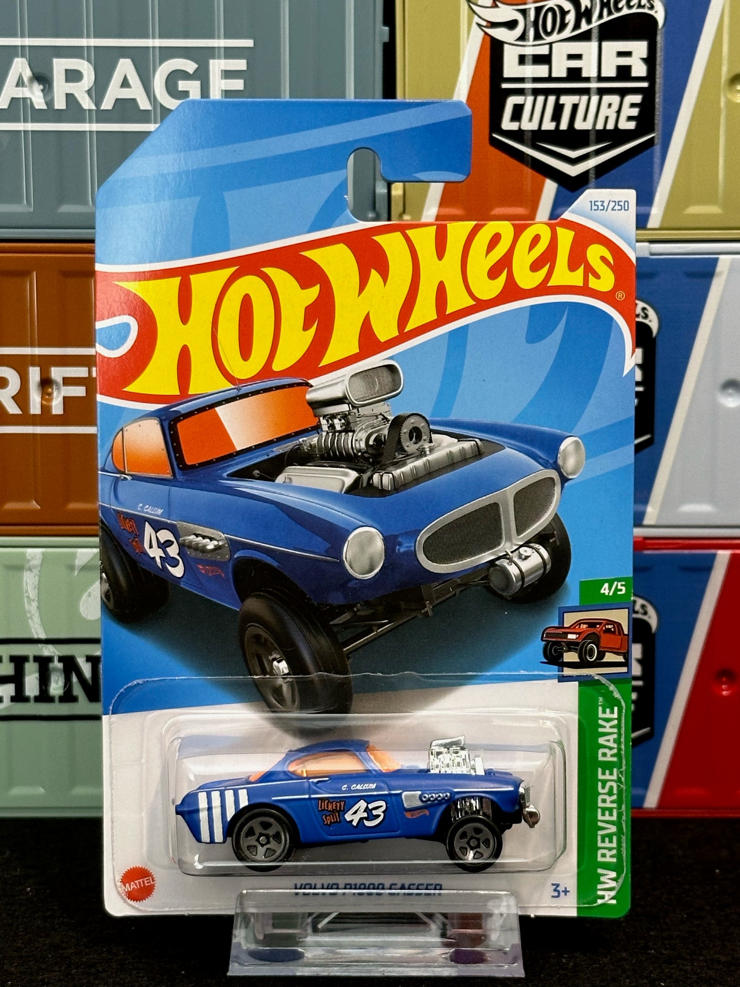 Hot Wheels 2024 Volvo P1800 Gasser Mainline 153/250